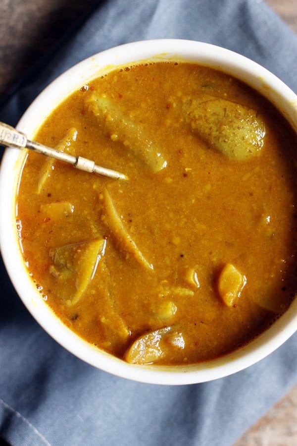 easy brinjal sambar recipe