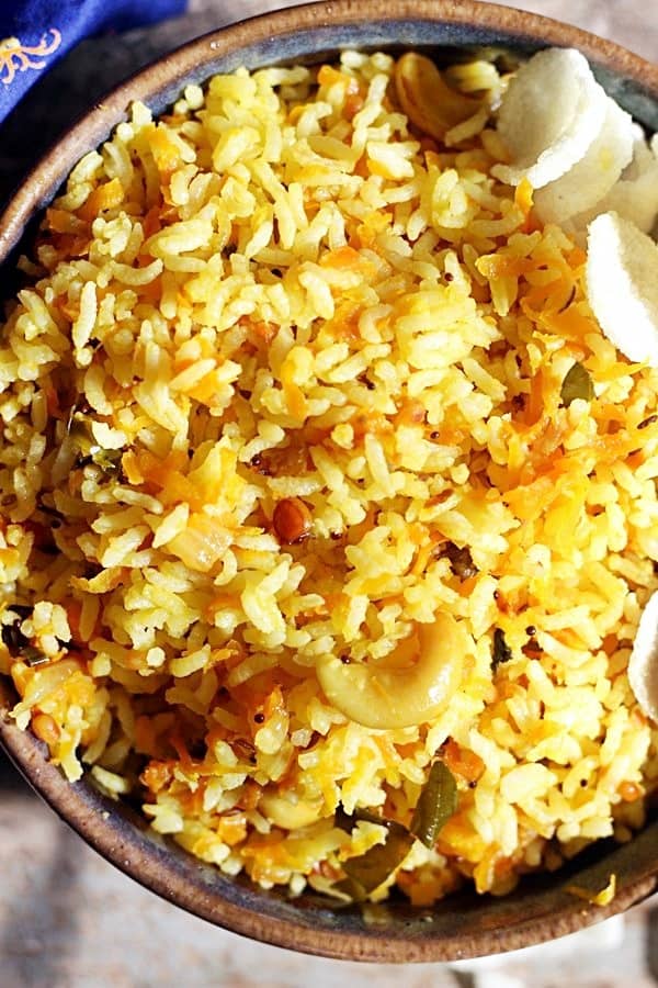 easy carrot rice recipe with cooked rice