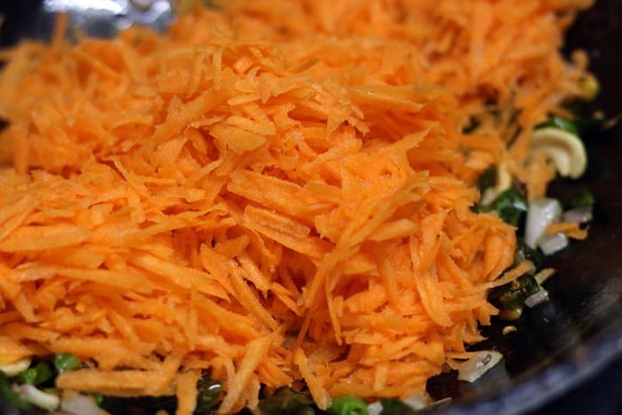 how to make carrot rice recipe
