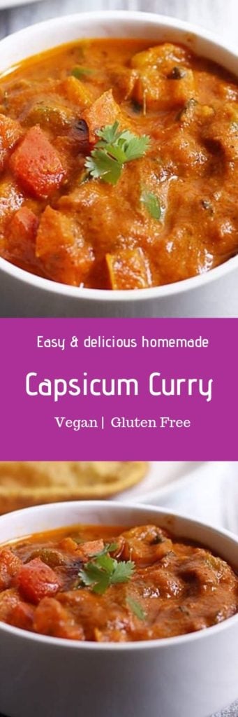 Capsicum curry recipe