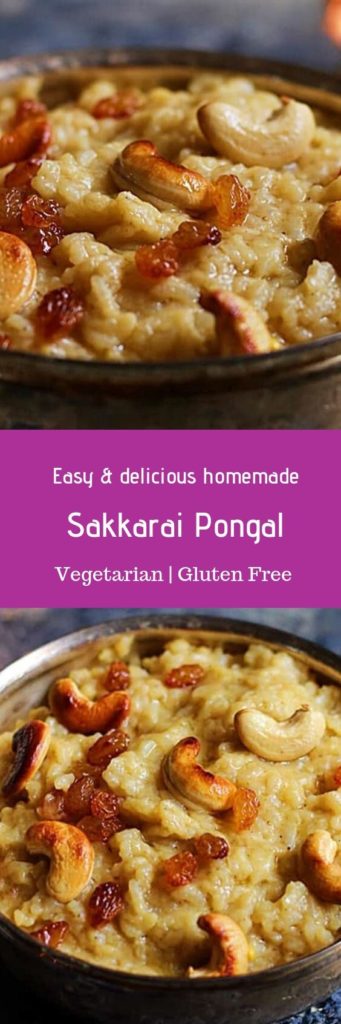Sweet pongal recipe
