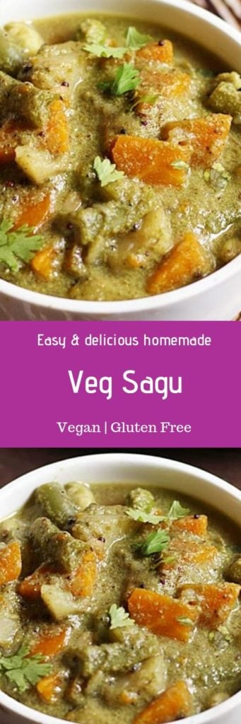 Veg sagu recipe