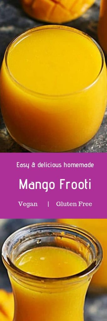 Mango frooti recipe