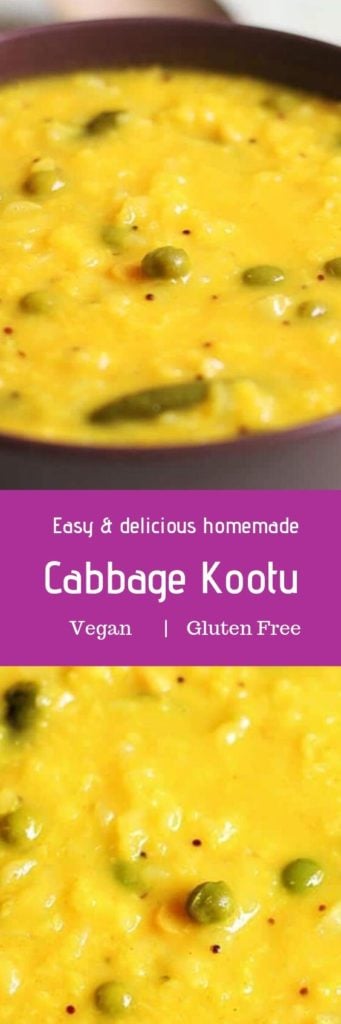 Cabbage kootu recipe
