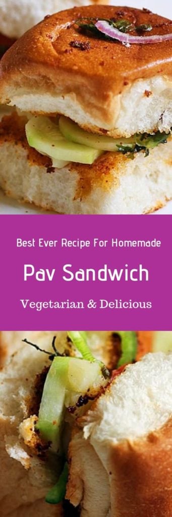 Pav sandwich recipe,