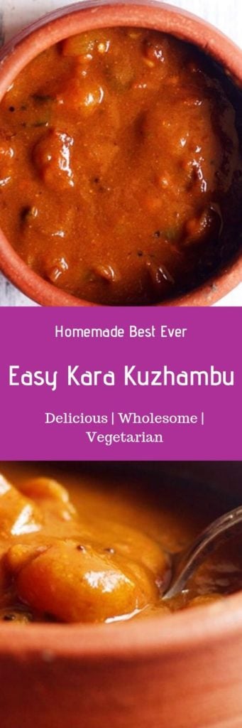 Kara kuzhambu recipe