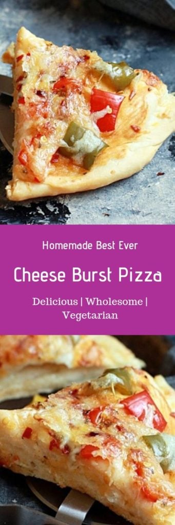 Cheese burst pizza recipe