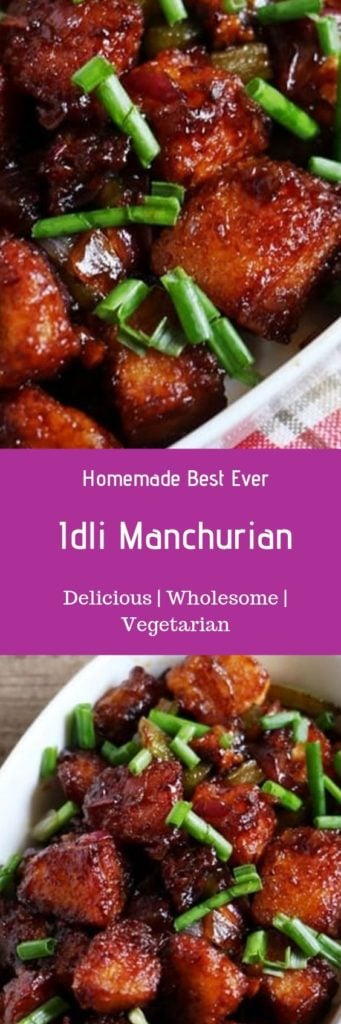 Idli manchurian recipe