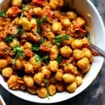 Vegan chickpea curry