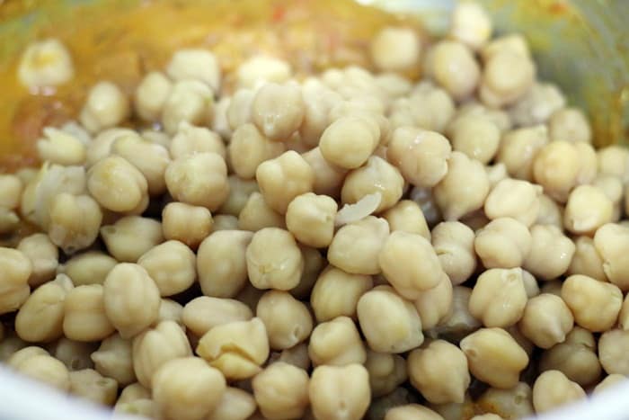 Vegan chickpea curry