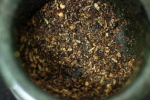 pounded whole spices for achari masala