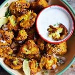 Baked cauliflower bites