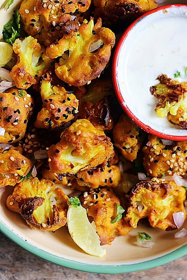 Baked cauliflower bites