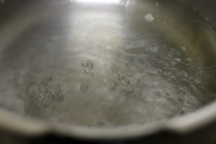 water rolling boil