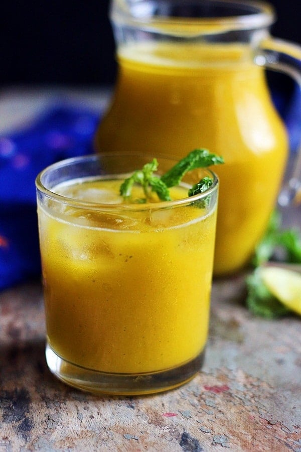 Mango mint cooler