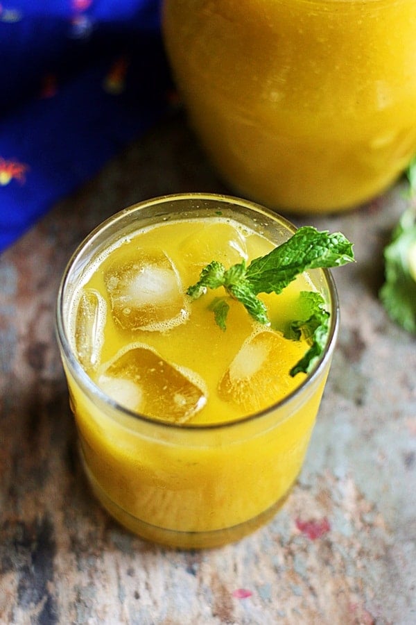 Mango mint cooler