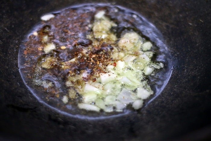 making filling for spring rolls