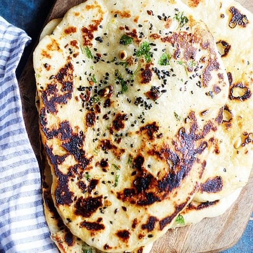 Vegan Naan- Easy Method (On Stove Top) | Cook Click N Devour!!!