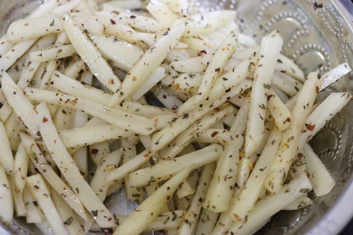 Oven baked french fries