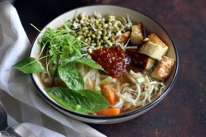 Vegan Pho (Vietnamese Noodle Soup) | Cook Click N Devour!!!