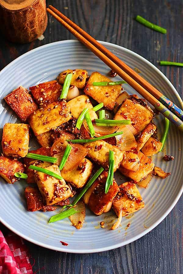 easy braised tofu recipe