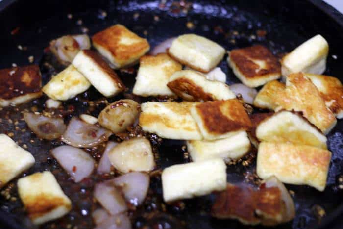 tofu braised in sauce.