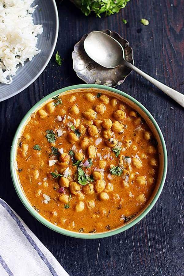 vegan chickpea curry recipe