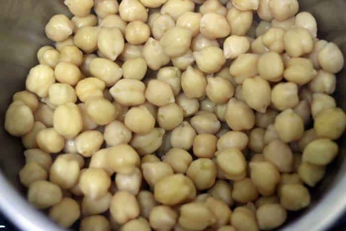 boiled chickpea