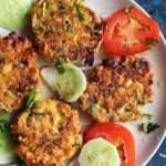 vegan corn fritters