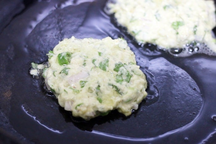 cooking zucchini fritters