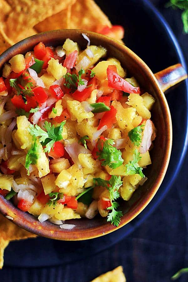 fresh pineapple salsa