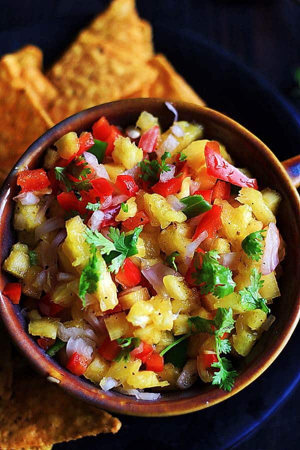 Mexican pineapple salsa