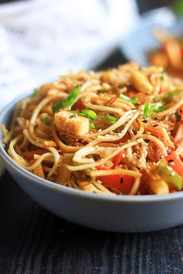 sesame noodles stir fry