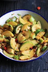 Smashed cucumber salad