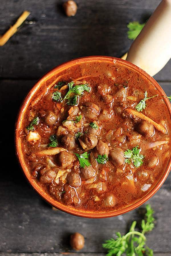 Amritsari chole ready to serve