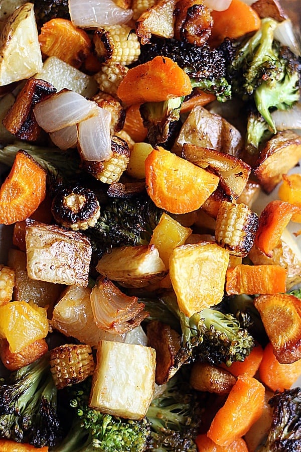 oven roasted vegetables