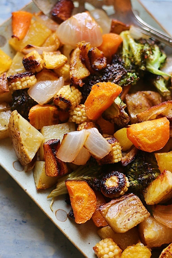 Easy Roasted Winter Vegetables | Cook Click N Devour!!!