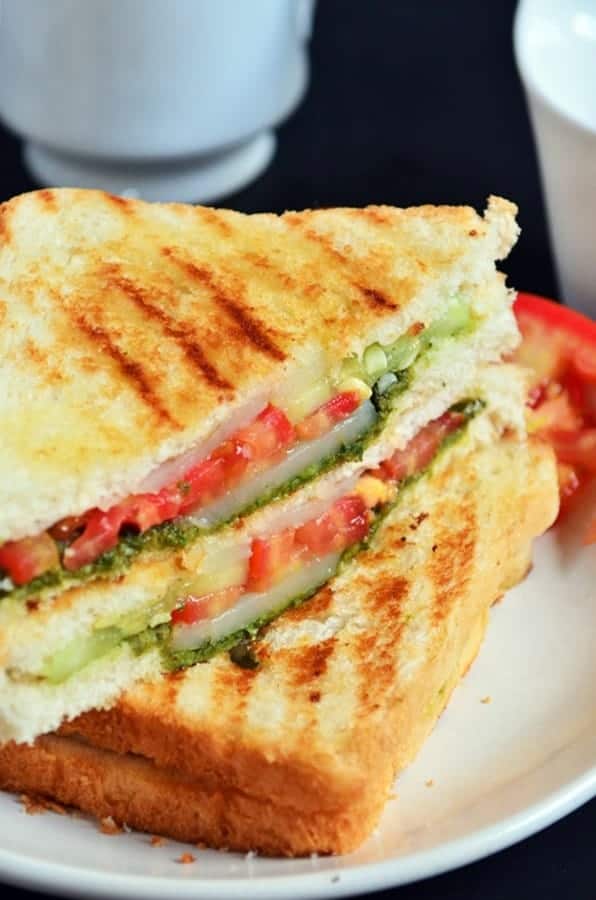 Best Bombay Veg Sandwich Recipe | Cook Click N Devour!!!