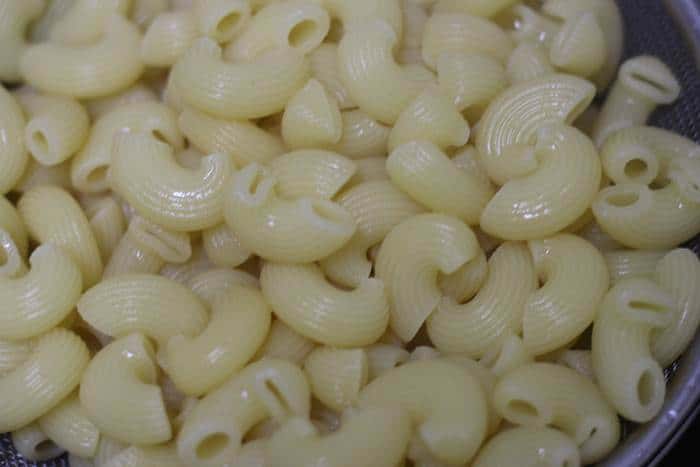 al dente cooked pasta