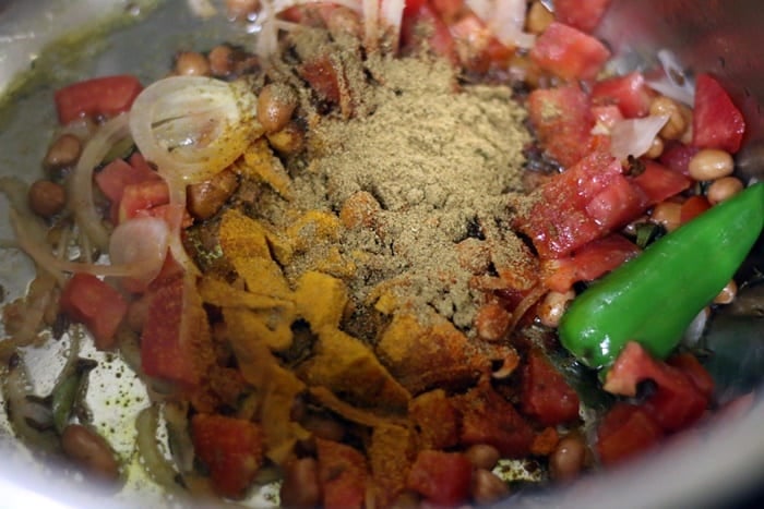 spice powders added for masala khichdi