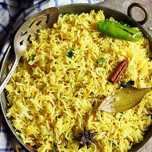 Easy Turmeric Rice Recipe Cook Click N Devour!!!
