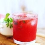 refreshing summer drink- watermelon mojito