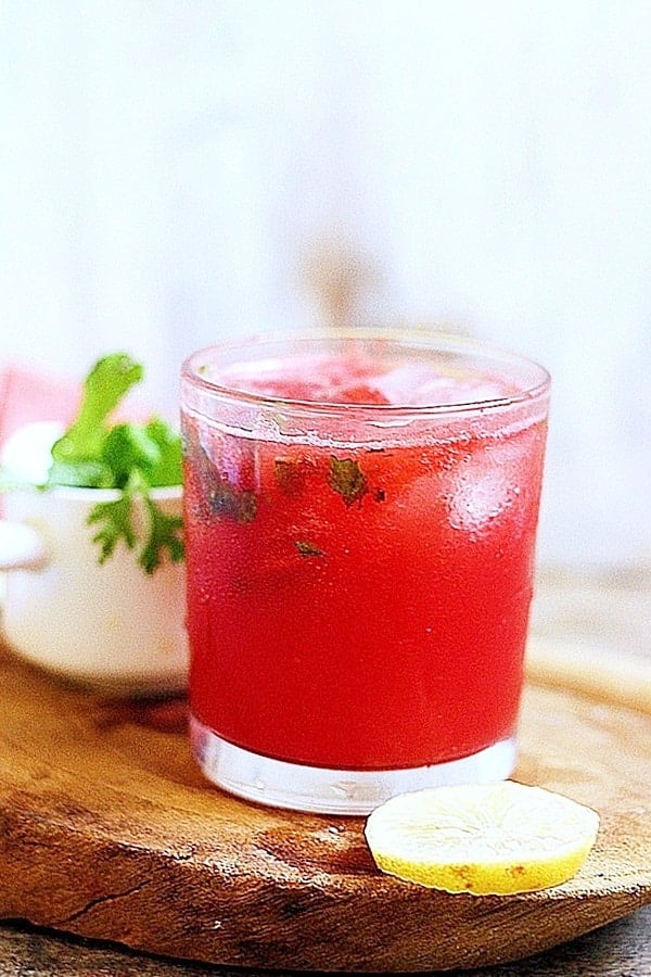refreshing summer drink- watermelon mojito