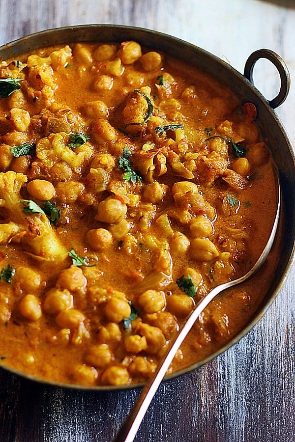 Chickpea Cauliflower curry | Cook Click N Devour!!!