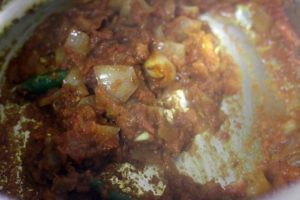 onion tomato masala for chickpea cauliflower curry