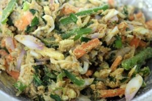 vegetable pakora mixture