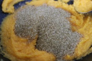 sugar added to make rava kesari recipe