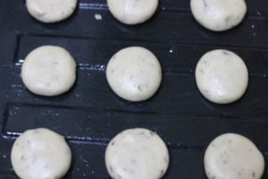 cumin cookies ready to bake