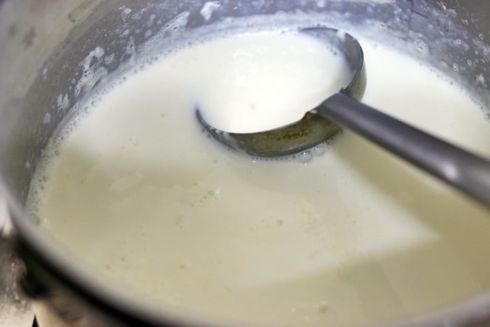 thickening milk for making kulfi