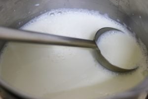 simmering milk for kulfi recipe